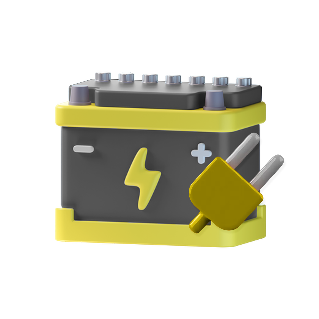Battery charging shop icon